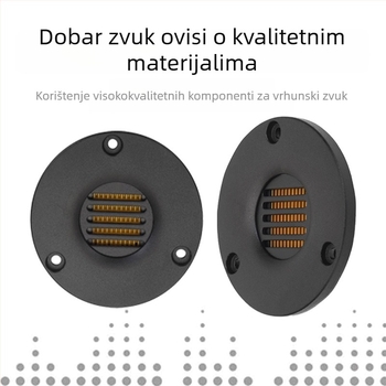 Haier-stilni tweeter sa savijenom diafragmom, PI+AL materijalom, višemagnetskim krugom, za visoku fidelnost kućne upotrebe