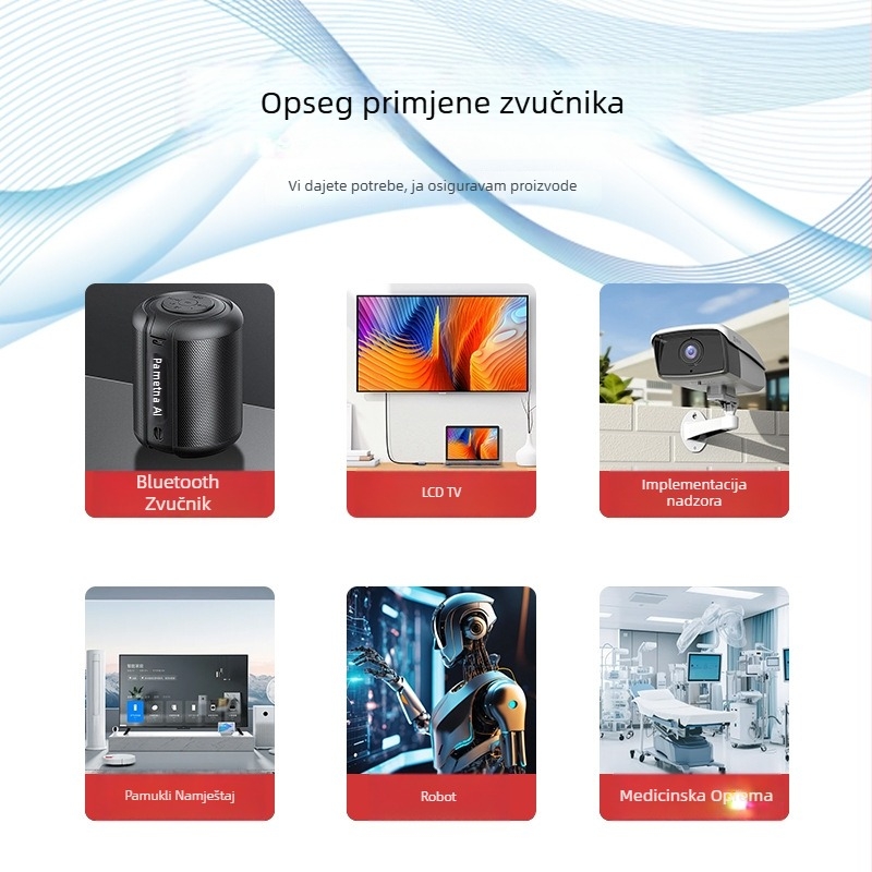 Haier-stilni tweeter sa savijenom diafragmom, PI+AL materijalom, višemagnetskim krugom, za visoku fidelnost kućne upotrebe