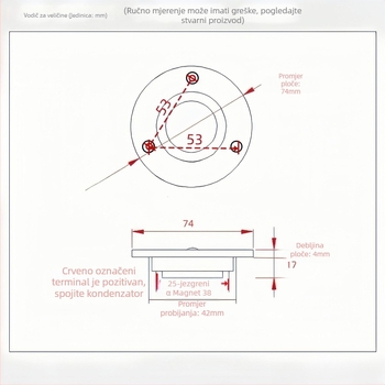 MUSICLEADER koaksijalni kompozitni tweeter s membranom od svile, unutarnji magnetski krug, za kućnu visoku vjerodostojnost zvuka