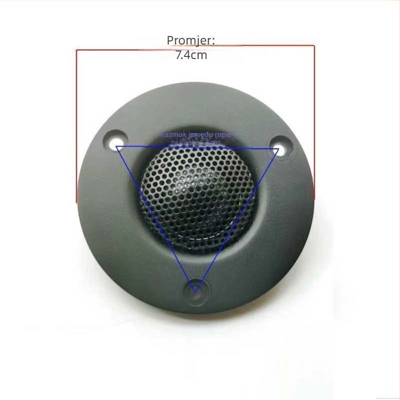 MUSICLEADER koaksijalni kompozitni tweeter s membranom od svile, unutarnji magnetski krug, za kućnu visoku vjerodostojnost zvuka