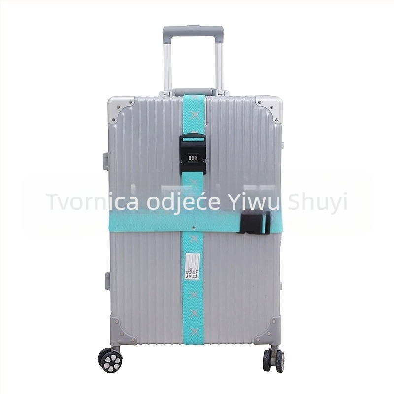 Križne kaiševe za kofer, zrakoplovni stil, prugasti uzorak; najlon, vodootporne, ultralakke