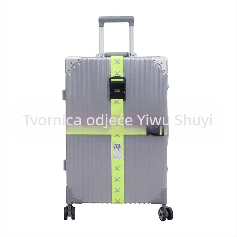 Križne kaiševe za kofer, zrakoplovni stil, prugasti uzorak; najlon, vodootporne, ultralakke