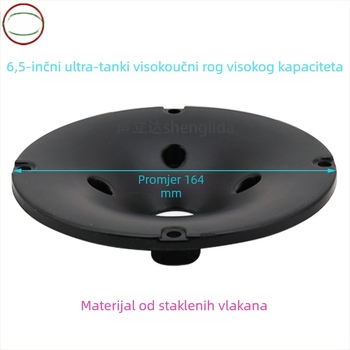 Kružni visokotonski rog s panelom, modificirani kratki rog od staklenih vlakana