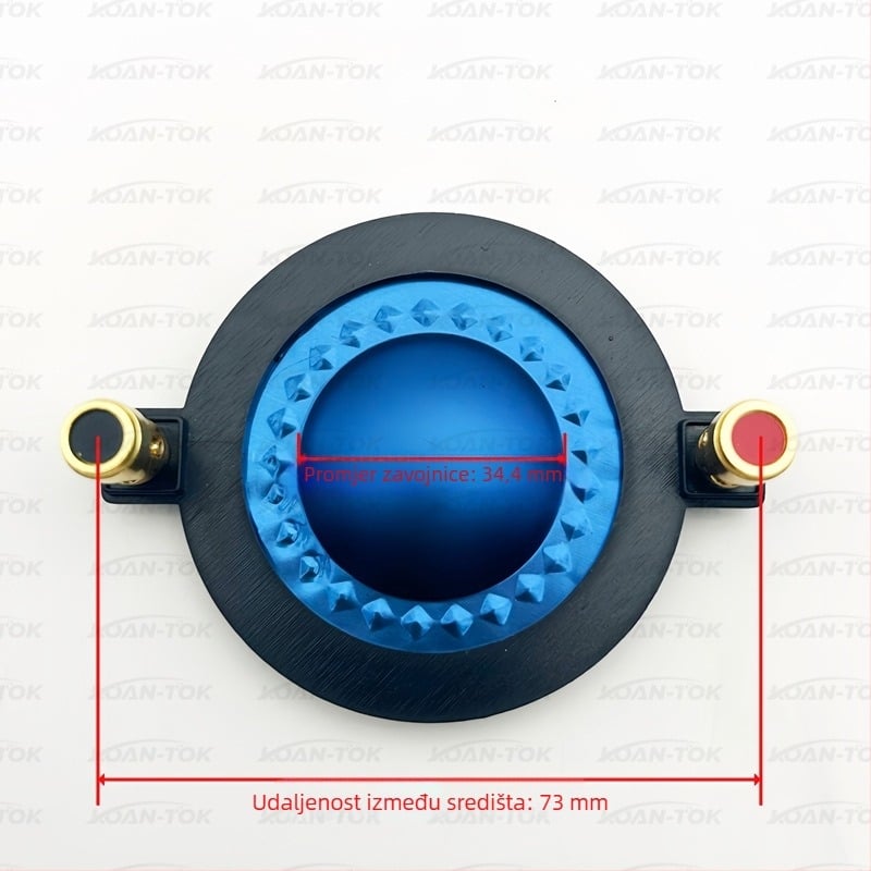 KOAN-TOK koaksijalni kompozitni visokotonac s polimernom membranom i magnetskim sklopom