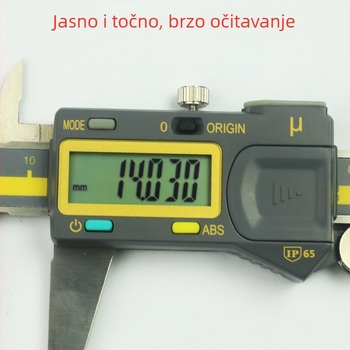 JAVIER IP65 vodootporni digitalni Vernier kaliper od nehrđajućeg čelika, LCD prikaz, raspon 0-150/200/300 mm, razlučivost 0,005 mm