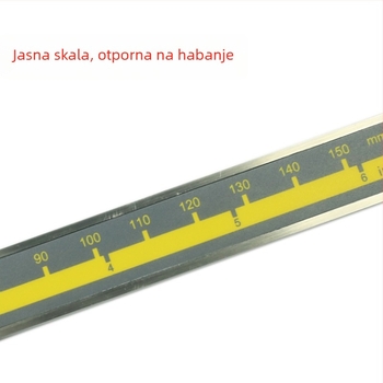JAVIER IP65 vodootporni digitalni Vernier kaliper od nehrđajućeg čelika, LCD prikaz, raspon 0-150/200/300 mm, razlučivost 0,005 mm