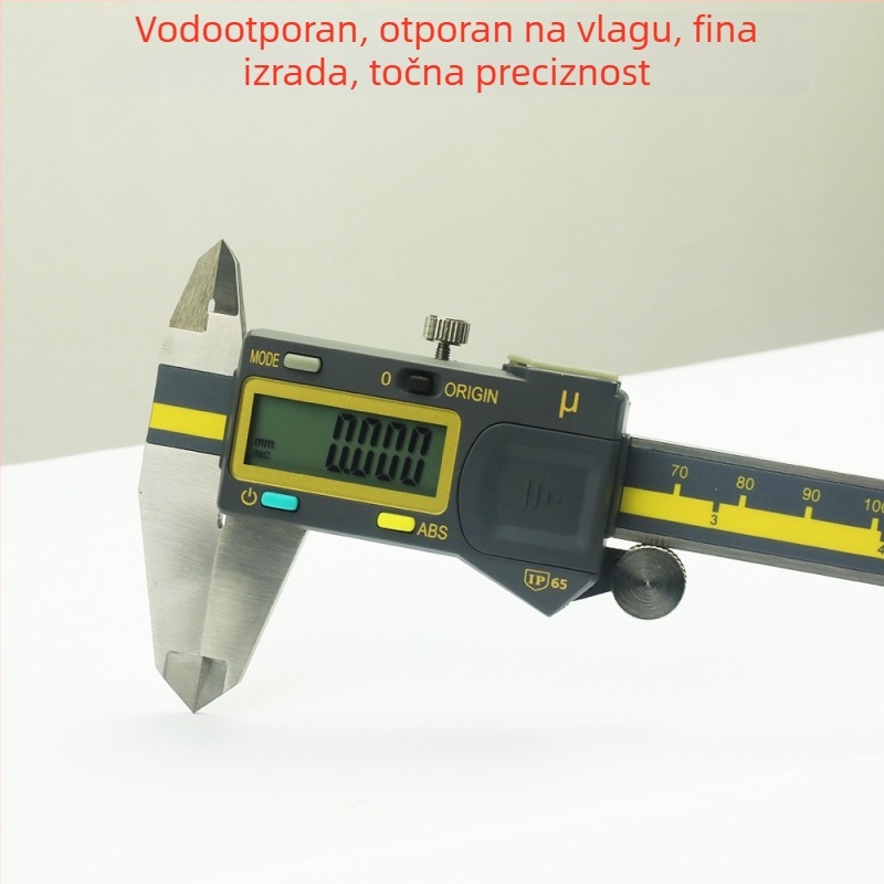 JAVIER IP65 vodootporni digitalni Vernier kaliper od nehrđajućeg čelika, LCD prikaz, raspon 0-150/200/300 mm, razlučivost 0,005 mm