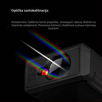 Laserski mjerač udaljenosti, ručni, infracrveno mjerenje, visoka preciznost za mjerenje prostorija