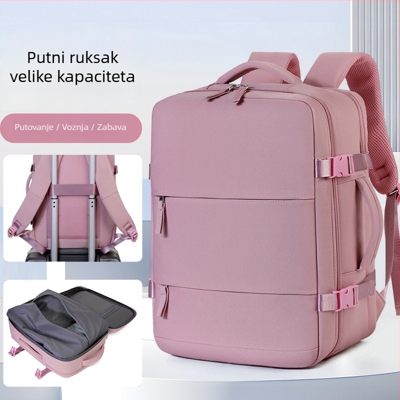 Unisex višenamjenski ruksak, kapacitet 20–35 L, suho-mokra podjela, Oxford platno, lagana konstrukcija