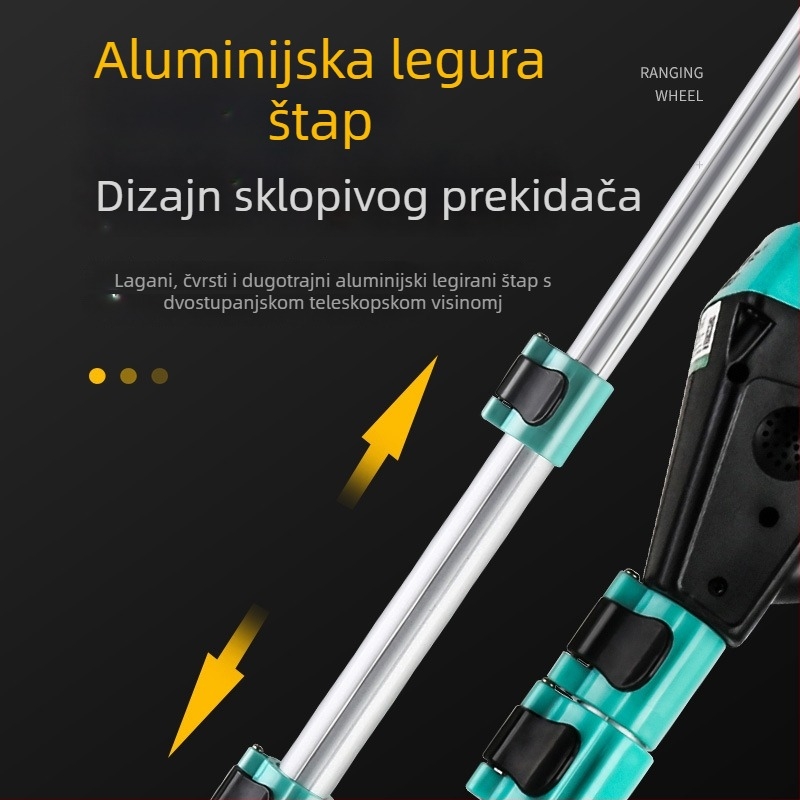 Ručni mjerač udaljenosti s digitalnim zaslonom (Model 101, domet 0–9999.9 m, točnost ±0,5, težina 600)