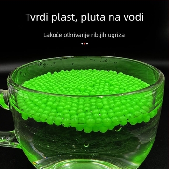 Svijetleće ribarske perle – set od 1000 plastičnih okruglih perli za mamce