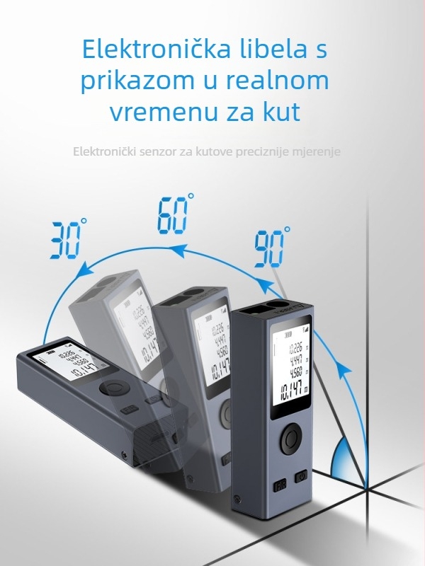 NKL01 laserski mjerač dometa – ručni, kompaktan, elektronički mjerni alat