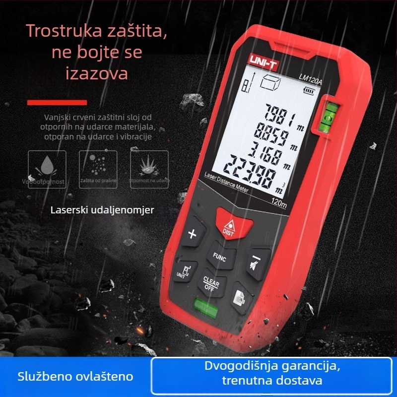 LM40e+ laserski mjerač udaljenosti (Uni-T) za unutarnju dekoraciju