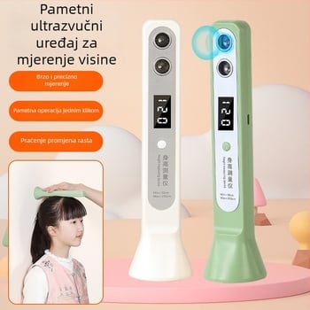 Ultrazvučni visinomjer – prijenosni elektronički mjerač za kućnu upotrebu, dječji mjerač visine