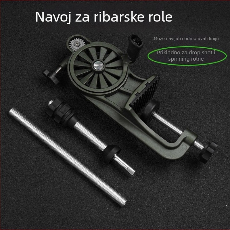 Navijač ribarske linije, više navijača, poluautomatno navijanje, model Online device, materijal nylon