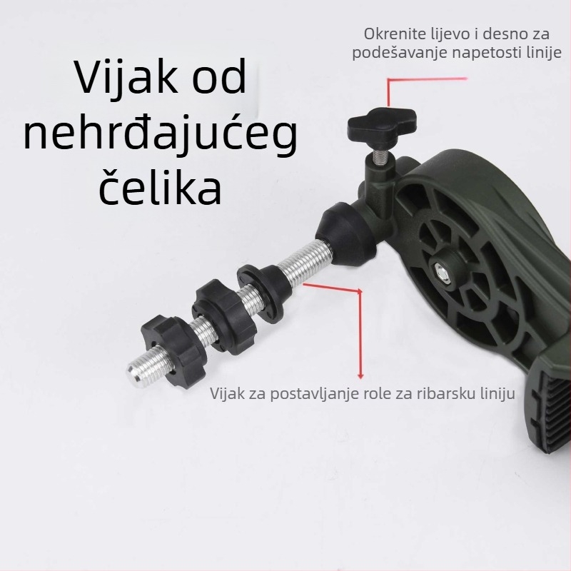 Navijač ribarske linije, više navijača, poluautomatno navijanje, model Online device, materijal nylon