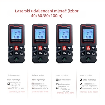 Jin shengxiang ručni laserski daljinomjer, infracrveni elektronički mjerni alat za udaljenost