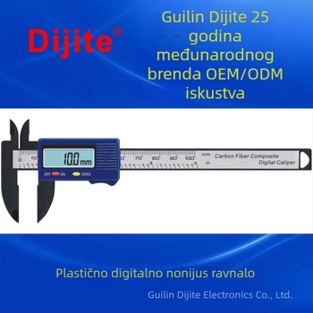 Dijite digitalni šubler, 0-100 mm, plastični