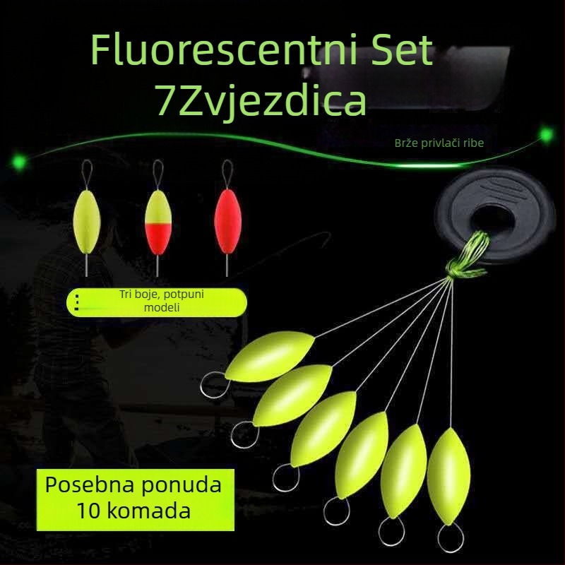 Set plutajućih plovaka za ribolov u obliku masline, tradicionalni stil