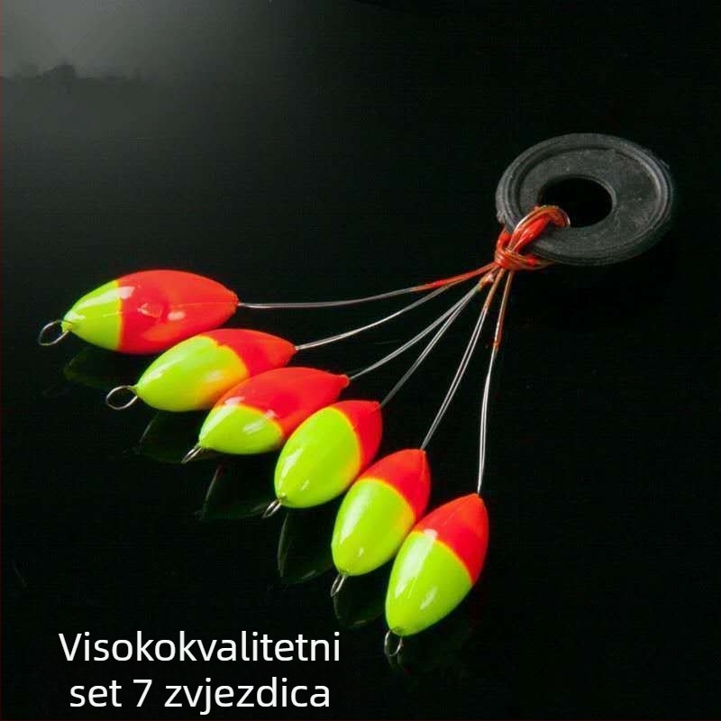 Set plutajućih plovaka za ribolov u obliku masline, tradicionalni stil