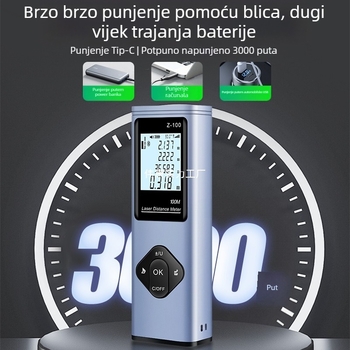 Laserski mjerač dometa – WEIKANG, G Standardni Model; Pogodno za: Renovacije, Uređenje doma, Građevinska mjerenja; Podrijetlo: Shaanxi, Kina