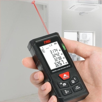 Teanz TA511A laserski mjerač dometa, prijenosni infracrveni mjerni uređaj, memorija 99 mjerenja