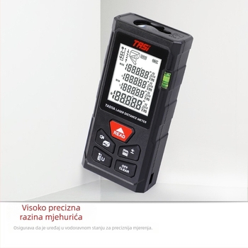 Teanz TA511A laserski mjerač dometa, prijenosni infracrveni mjerni uređaj, memorija 99 mjerenja