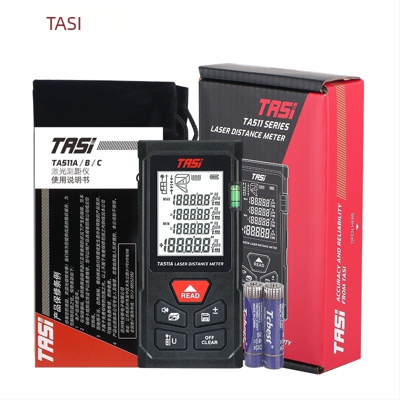 Teanz TA511A laserski mjerač dometa, prijenosni infracrveni mjerni uređaj, memorija 99 mjerenja