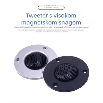 Tweeter visokih frekvencija Iron Net Treble za kućni audio – promjer 74 mm, masa 120 g, 30 W, mono