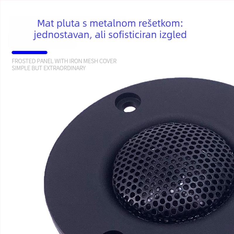 Tweeter visokih frekvencija Iron Net Treble za kućni audio – promjer 74 mm, masa 120 g, 30 W, mono