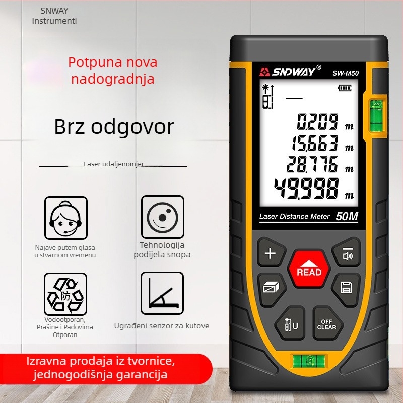 Ručni laserski udaljenomjer Deep Dawei — serija Laser distance meter, laserski rangefinder