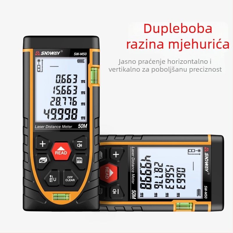 Ručni laserski udaljenomjer Deep Dawei — serija Laser distance meter, laserski rangefinder