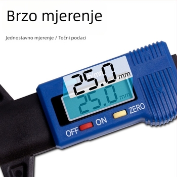 Elektronički digitalni mjerač dubine profila gume – visoko precizan vernier kalibar