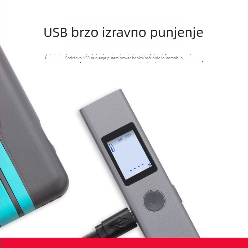 Laserski mjerač udaljenosti s infracrvenim mjerenjem, elektronički mjerač, visoko precizan laserski mjerač