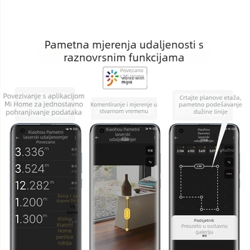 Little Monkey Tools Laserski mjerač udaljenosti Qwcjy001 Infracrveno mjerenje