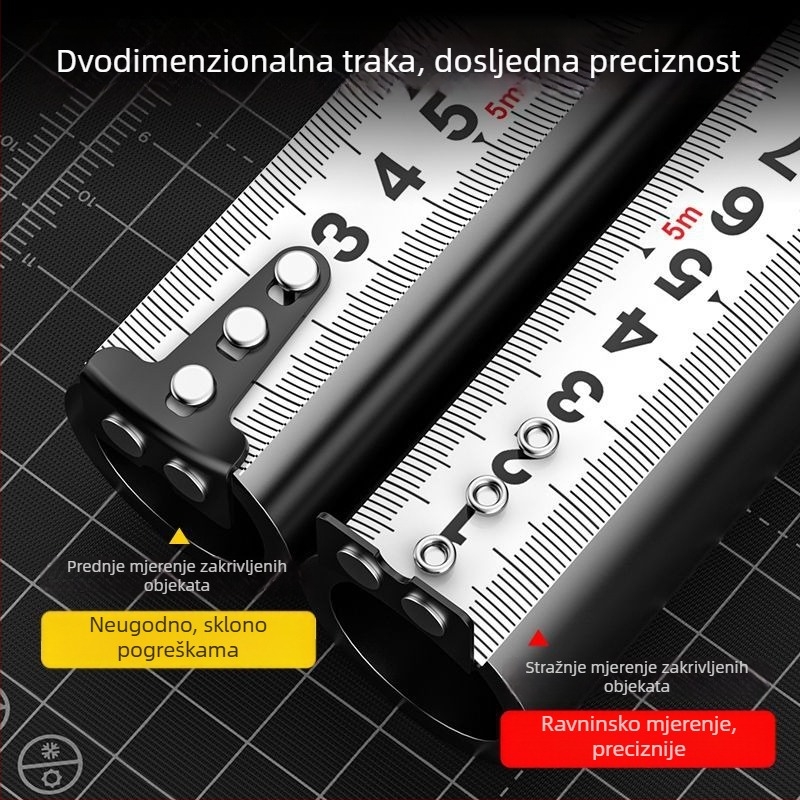 Laserski mjerač udaljenosti s digitalnim zaslonom, 3 u 1, ultra-daleki domet i infracrvena pametna mjerna traka