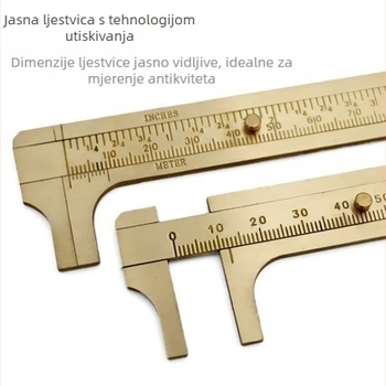 Digitalni mjerni alat za kućnu upotrebu, od nehrđajućeg čelika, vodootporan i otporan na ulje, raspon mjerenja 150–200 mm