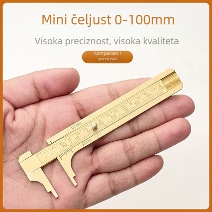 Digitalni mjerni alat za kućnu upotrebu, od nehrđajućeg čelika, vodootporan i otporan na ulje, raspon mjerenja 150–200 mm