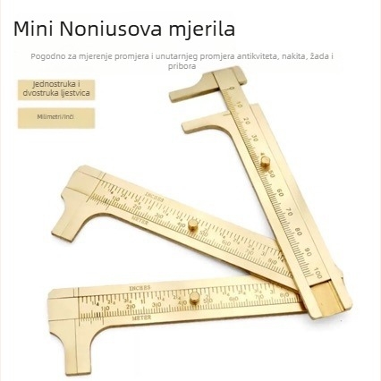 Digitalni mjerni alat za kućnu upotrebu, od nehrđajućeg čelika, vodootporan i otporan na ulje, raspon mjerenja 150–200 mm