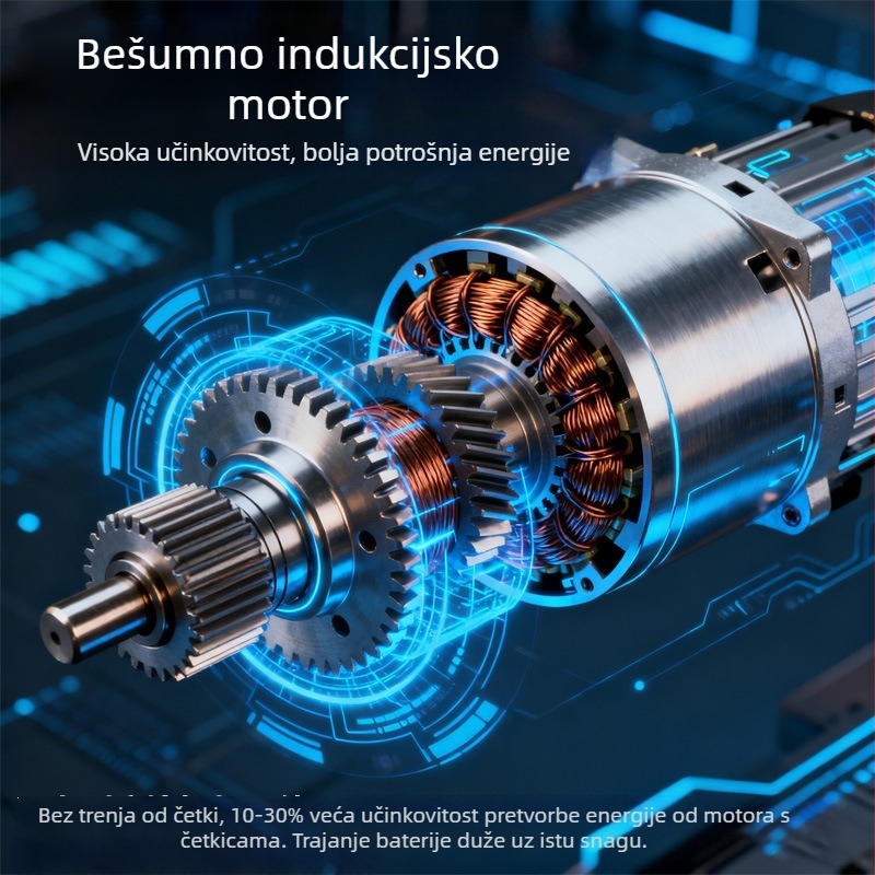 Bežični usisavač za auto, prijenosni ručni, punjivi USB, ugrađena baterija, 100 W, usisna snaga 15,1–20 kPa, suho usisavanje, posuda za prašinu