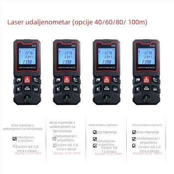 Ručni laserski mjerač udaljenosti, serija Rangefinder, tip laserski mjerač, raspon mjerenja 25–70