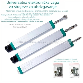 Elektronički ravnalo za strojeve za ubrizgavanje — senzor linearnog pomaka s vučnom šipkom, visoka preciznost, brend Accuracy
