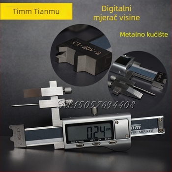 Digitalni diferencijalni mjerni alat s prikazom, model C1-20V-2, nehrđajući čelik, rezolucija 0,01, preciznost 0,003