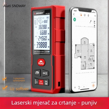 Lazerni mjerni daljinomjer SW-DB50 – domet 50 m, preciznost ±1,5 mm, marka Deep Dawei