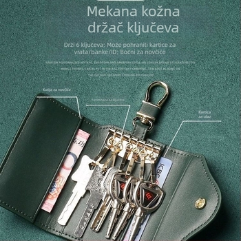 Torba za ključeve – ultra lagana, PU materijal, PU podstava, urbani minimalistički stil