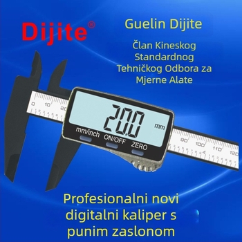 Dijite digitalni kaliper, plastično kućište, LCD zaslon