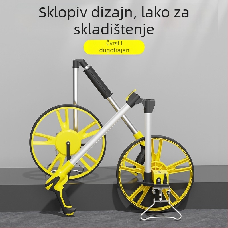 Bonte ručni mjerač udaljenosti – model Ranging Wheel, digitalni zaslon, domet 999999, točnost 100, za mapiranje na otvorenom