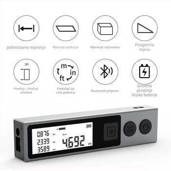 MiLESEEY Mini laserski mjerač udaljenosti – model M130, šifra proizvoda M120 serija