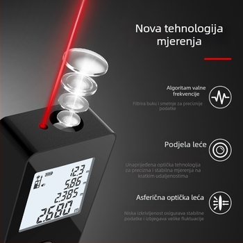 Peak of Rice N40puls Ručni infracrveni laserski daljinomjer za precizno mjerenje površina i udaljenosti