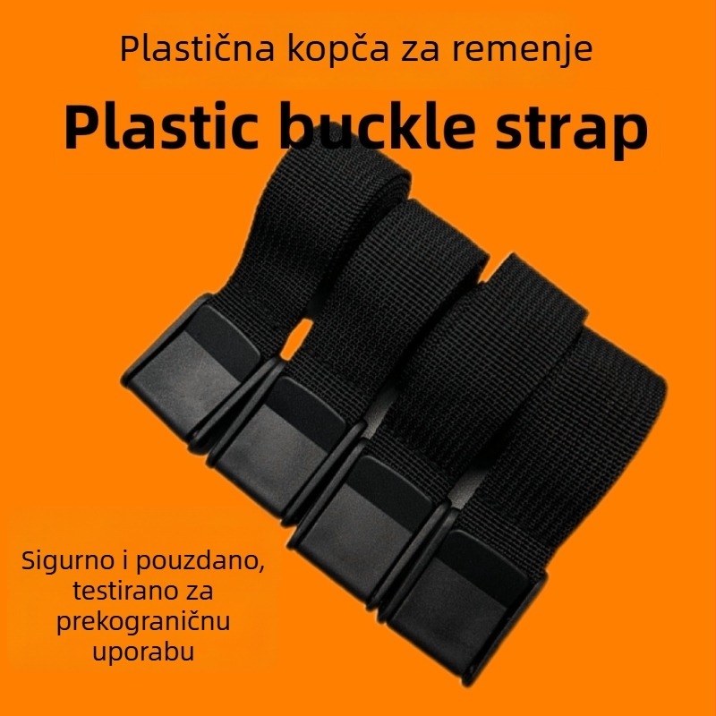 Remeni za teret s kopčom od cinkove legure, traka od najlona-poliester-PP, MH20-25, za sigurno pričvršćivanje prtljage i robe
